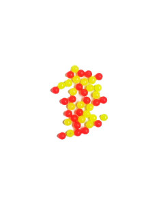 Quo Round Beads Bicolor 5mm 20pcs